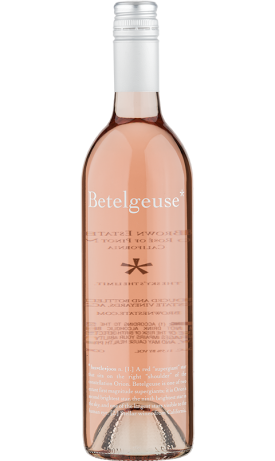 2021 Betelgeuse Rosé Retail : $28 bottle shot