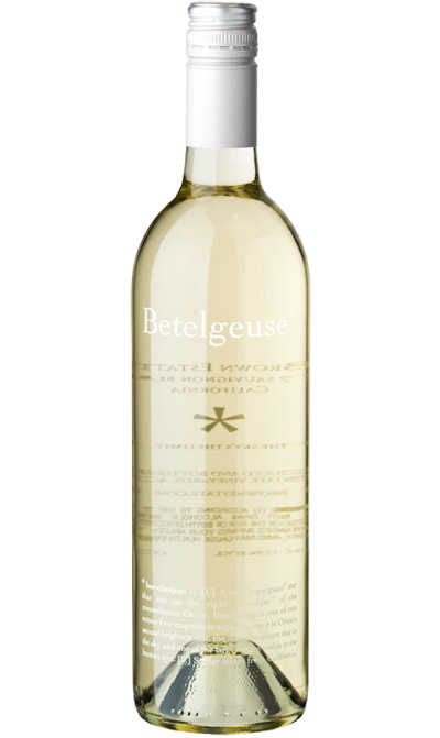 Bottle of 2021 Betelgeuse Sauv Blanc Retail : $28 